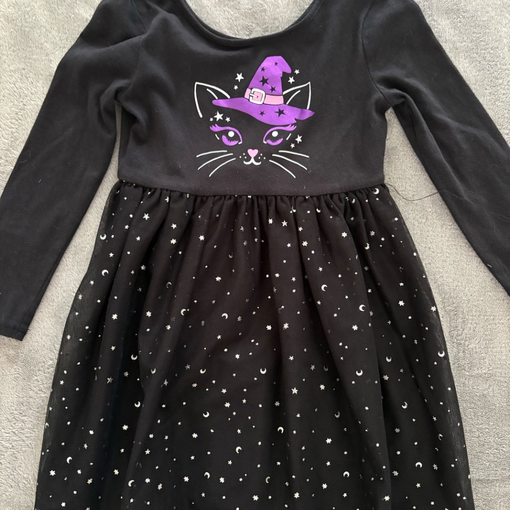 jumping beans black cat Halloween dress